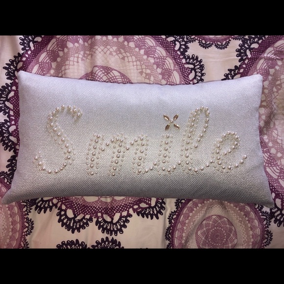 Grey & Pearl Decorative Pillow - Picture 2 of 3